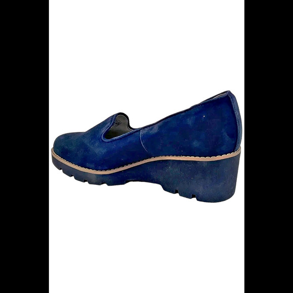 Vionic Water Repellent Wedges Willa Wedge Navy - Medium - Picture 3 of 6
